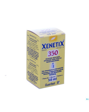 Xenetix sol inj 350 mg/1 ml  50 ml