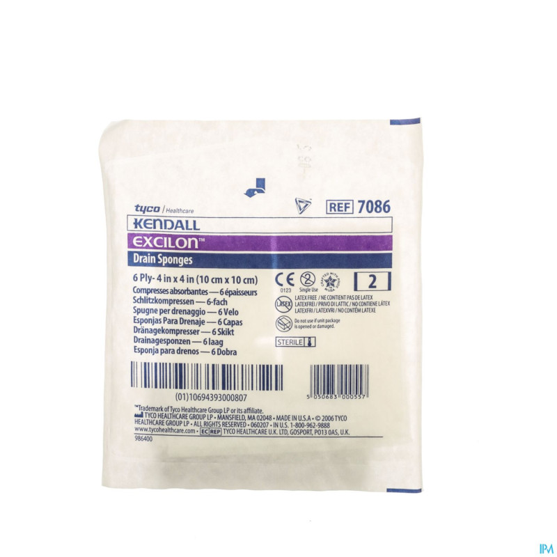 Excilon cp ster predecoupe 10x10cm 50