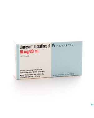Lioresal intrathecal amp 10mg/20ml