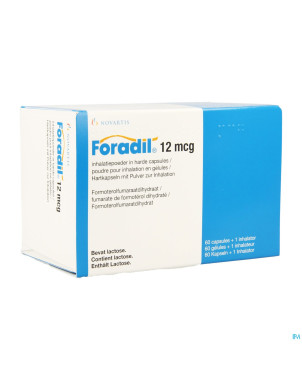 Foradil caps 60 x 12 mcg