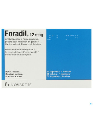Foradil caps 60 x 12 mcg