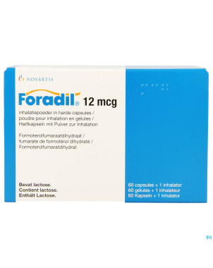 Foradil caps 60 x 12 mcg