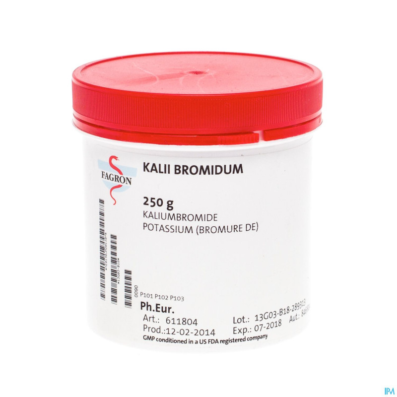 K bromure pdr    250g fag
