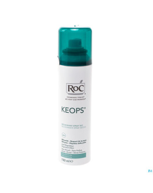 Roc keops deo spray sec s/alc s/parf pn    150ml