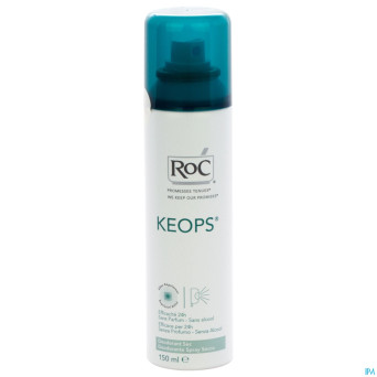 Roc keops deo spray sec s/alc s/parf pn    150ml