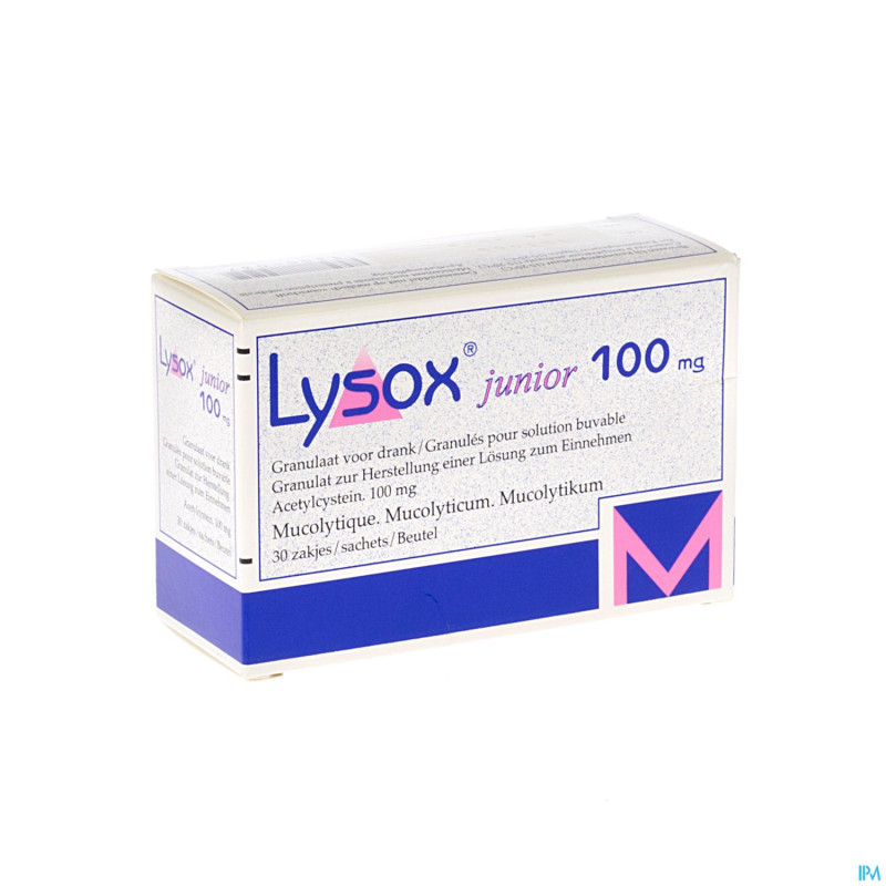 Lysox junior gran sach 30x100mg