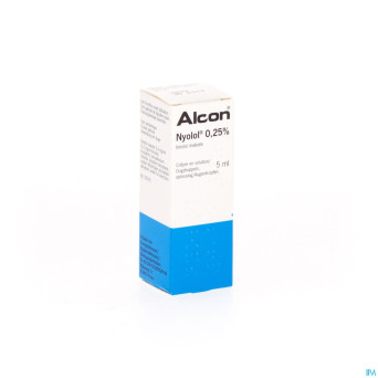 Nyolol 0,25 % collyre 5 ml