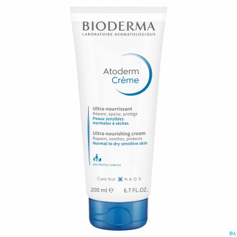Bioderma atoderm 200 creme peau tres seche   200ml