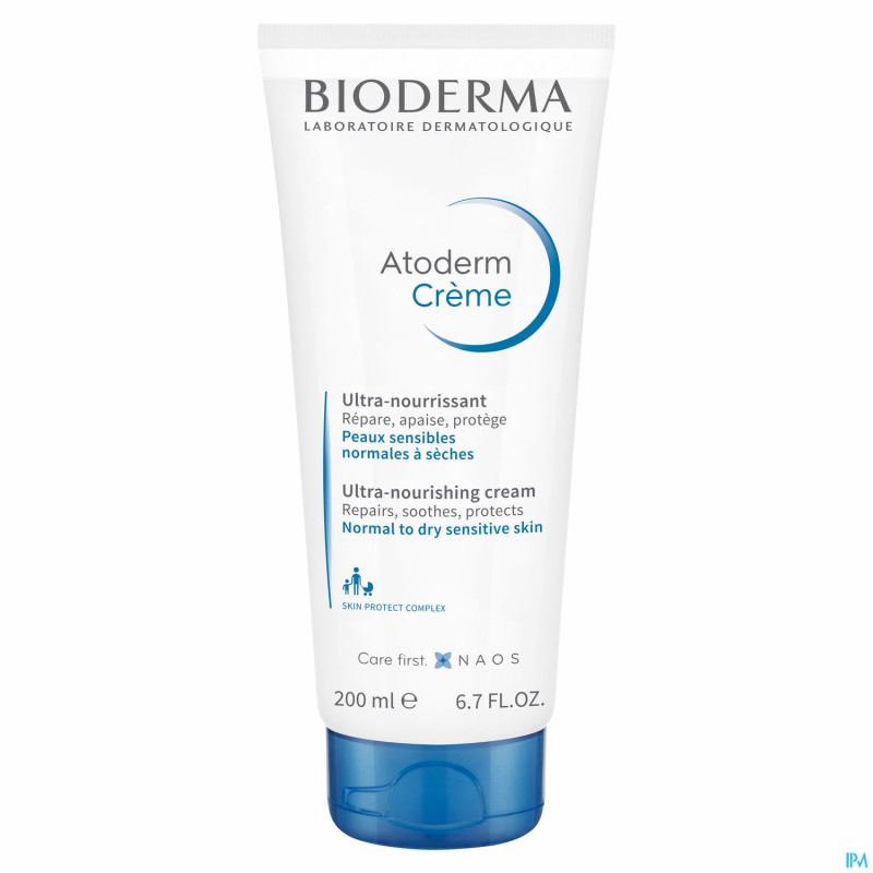 Bioderma atoderm 200 creme peau tres seche   200ml