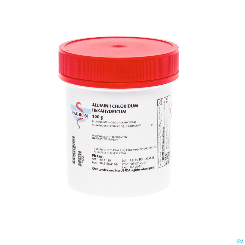 Aluminiumchloride hexahydraat 100g fag