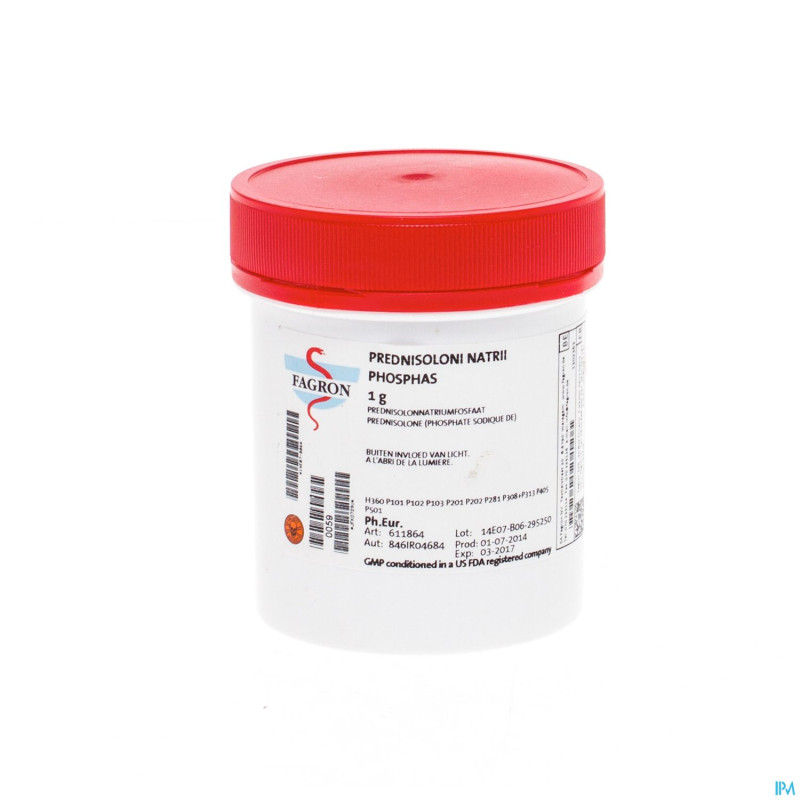 Prednisolone sod phos.pdr crist  1g