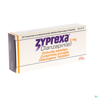 Zyprexa comp enrobe - omhulde 28 x  5 mg