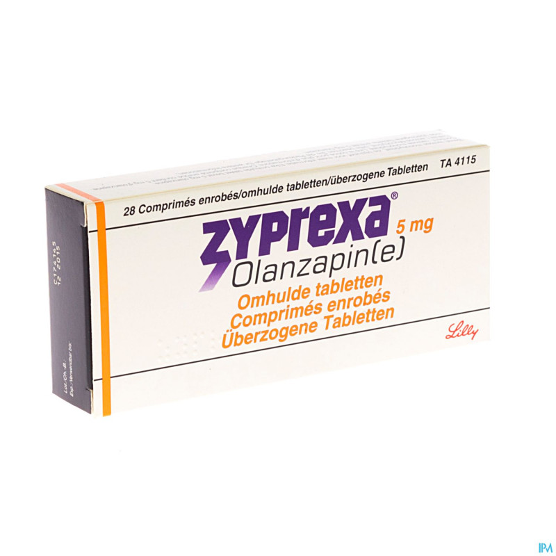Zyprexa comp enrobe - omhulde 28 x  5 mg