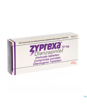 Zyprexa comp enrobe - omhulde comp 28 x 10 mg