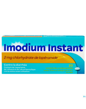 Imodium instant    comp fondant 20