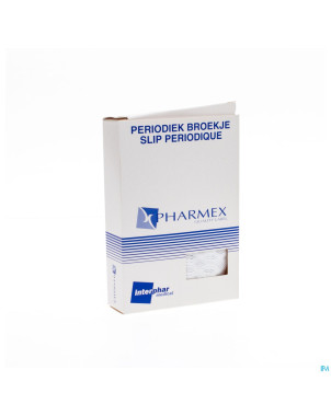 Pharmex culot.hyg.coton blanc 50-52