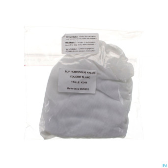 Pharmex culot.hyg.nylon blanc 42-44