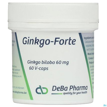 Ginkgo forte    caps  60x60mg    deba