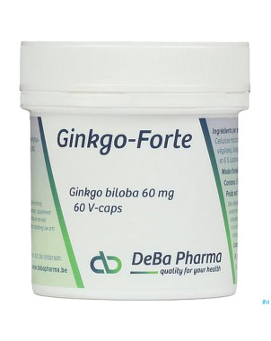 Ginkgo forte    caps  60x60mg    deba