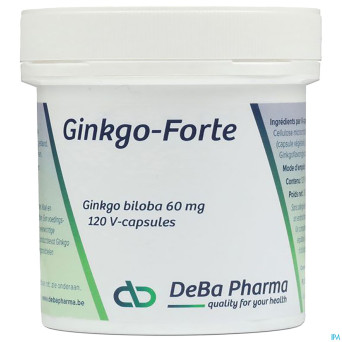 Ginkgo forte    caps 120x60mg    deba
