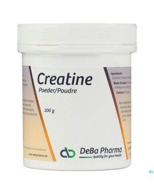 Creatine monohydrate   pdr soluble 100g    deba