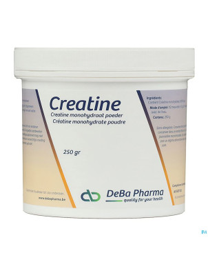 Creatine monohydrate   pdr soluble 250g    deba