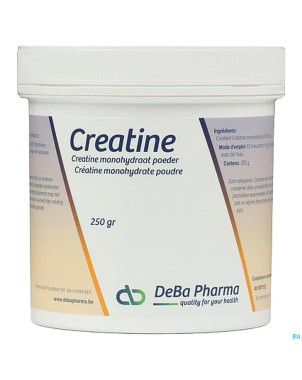 Creatine monohydrate   pdr soluble 250g    deba
