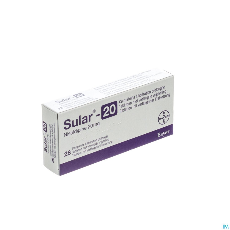 Sular tabl 28 x 20 mg