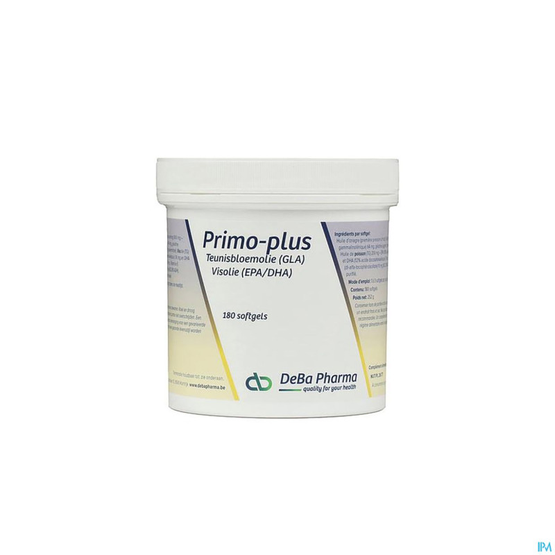 Primo-plus    caps 180    deba