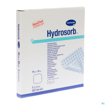 Hydrosorb transp ster    10,0x10,0cm   5 9008541