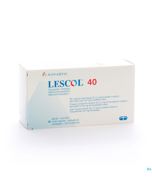 Lescol caps 98x40mg