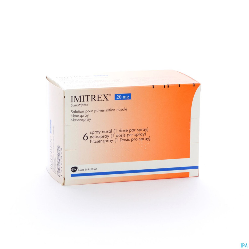 Imitrex spray nasal 20 mg  6 x 20mg
