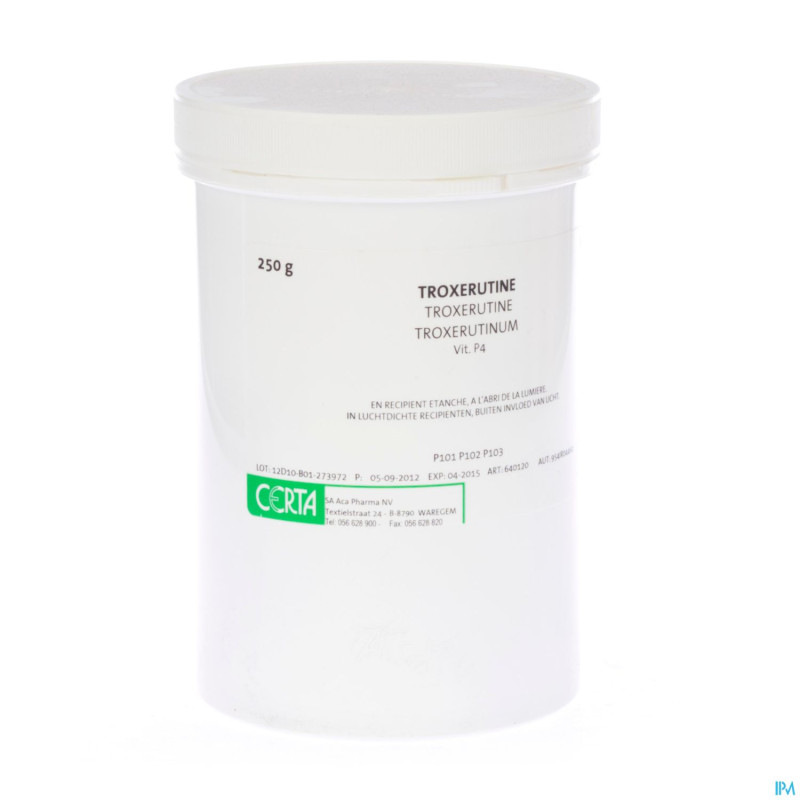Vitamine p4 / troxerutine    250g certa