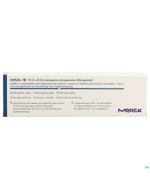 Gonal f 75 ie (5,5 mcg) amp inj 1
