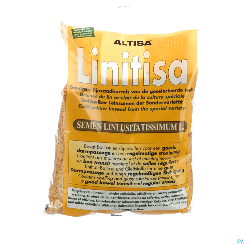 Altisa linitisa graines de lin jaune dorees 500g