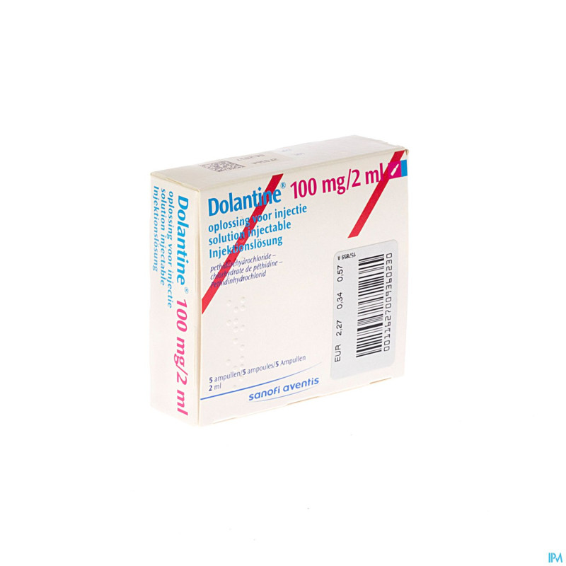 Dolantine amp   5 x 100 mg/2 ml