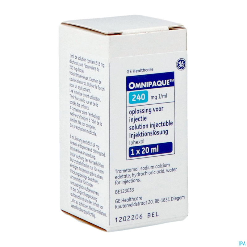 Omnipaque 240 fl 1x 20ml 240mg i/ml