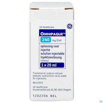 Omnipaque 240 fl 1x 20ml 240mg i/ml
