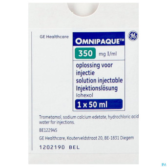 Omnipaque 350 fl 1x 50ml 350mg i/ml