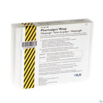 Pharmalgen venin guepe   fl inj 4+s