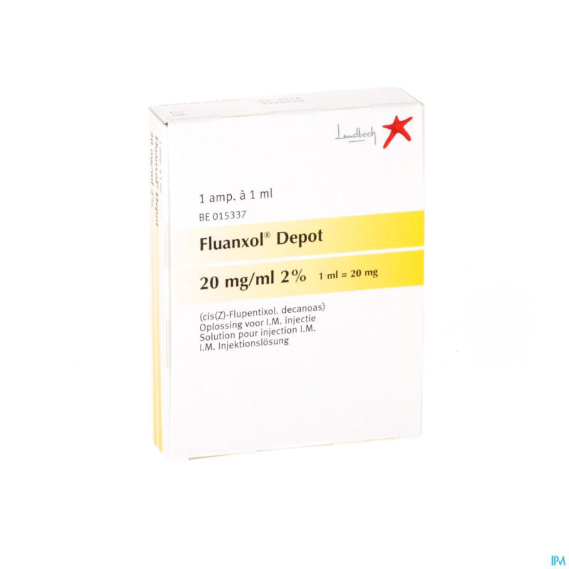 Fluanxol depot amp inj  1x 20mg/1ml