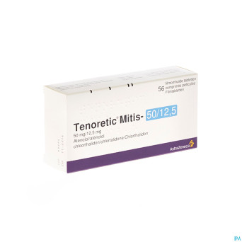 Tenoretic mitis comp 56x50mg/12,5mg