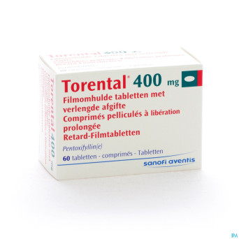 Torental drag.  60 x 400 mg