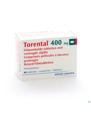 Torental drag.  60 x 400 mg