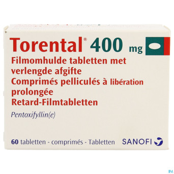 Torental drag.  60 x 400 mg