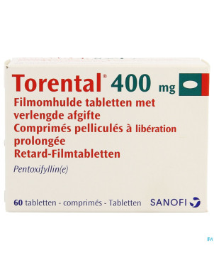 Torental drag.  60 x 400 mg