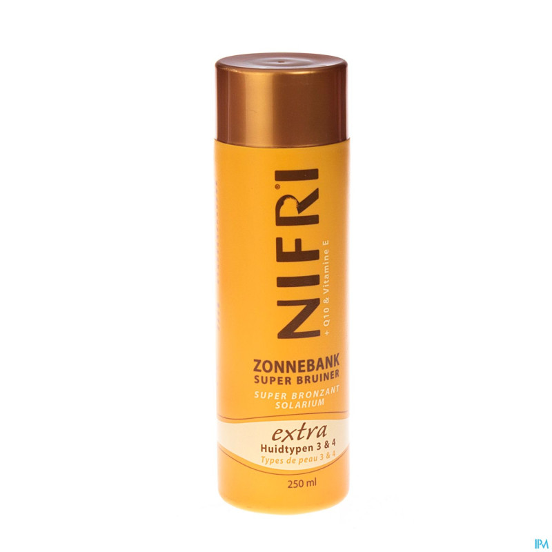 Nifri super bronzeur banc solaire extra 250ml