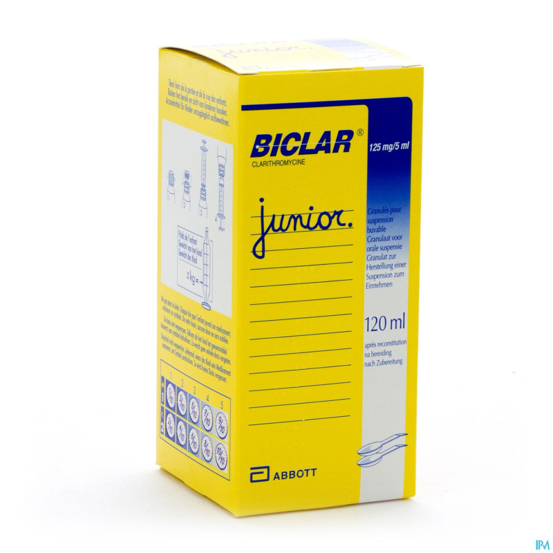 Biclar 125 susp or 120ml
