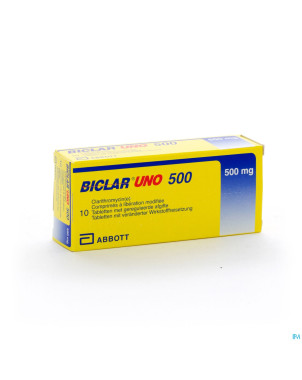 Biclar uno comp 10 x 500 mg