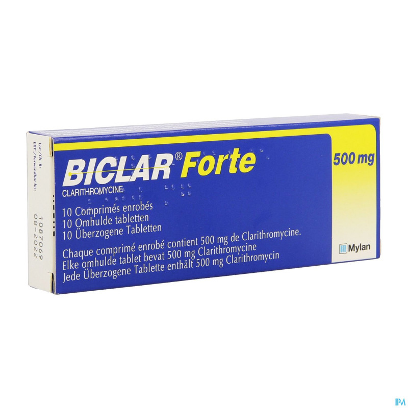 Biclar 500 forte comp 10x500mg